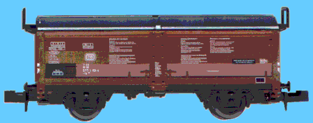 Minitrix N Schiebedachwagen